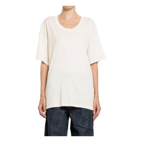 Lemaire Ribbad T-shirt White, Dam