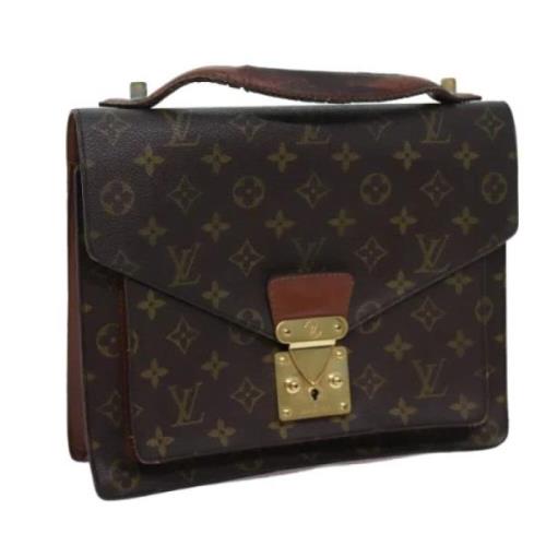 Louis Vuitton Vintage Pre-owned Canvas handvskor Brown, Dam