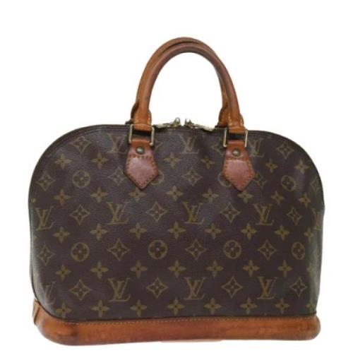 Louis Vuitton Vintage Pre-owned Canvas handvskor Brown, Dam