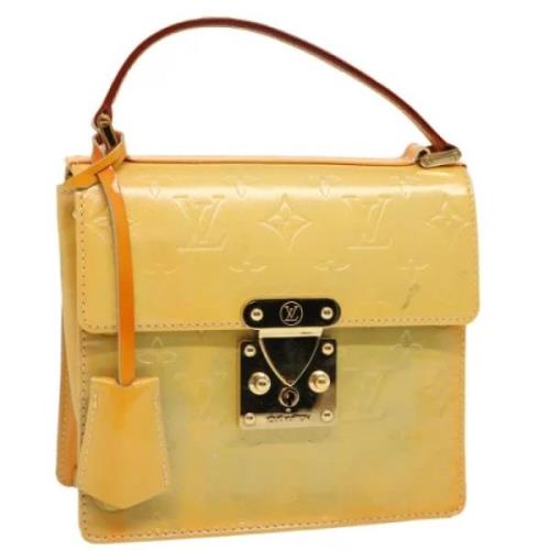 Louis Vuitton Vintage Pre-owned Laeder handvskor Yellow, Dam