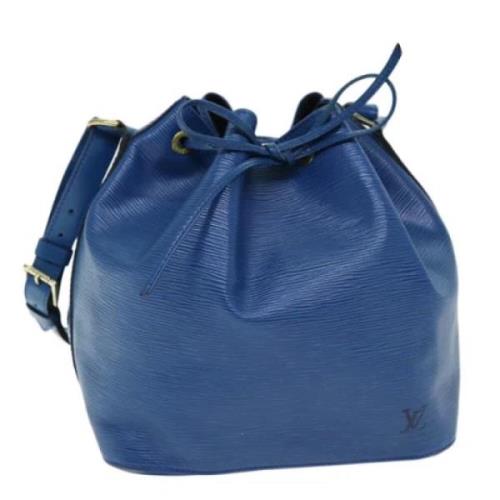 Louis Vuitton Vintage Pre-owned Laeder axelremsvskor Blue, Dam