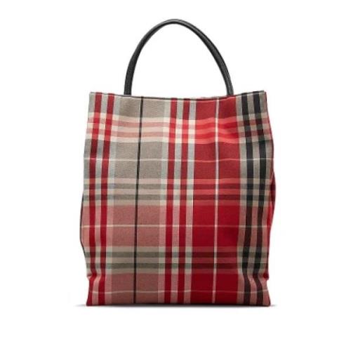 Burberry Vintage Pre-owned Laeder totevskor Red, Dam