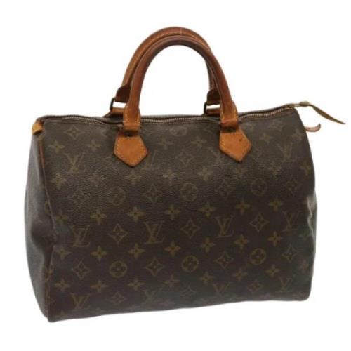 Louis Vuitton Vintage Pre-owned Canvas handvskor Brown, Dam