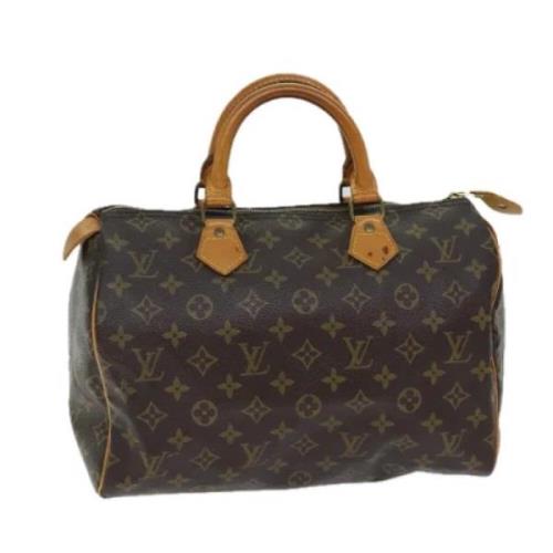 Louis Vuitton Vintage Pre-owned Canvas handvskor Brown, Dam