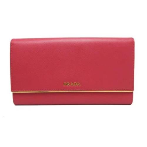 Prada Vintage Pre-owned Tyg plnbcker Red, Dam