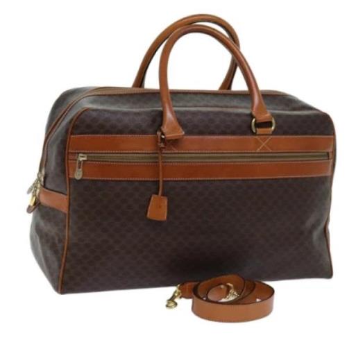 Celine Vintage Pre-owned Canvas resvskor Brown, Dam