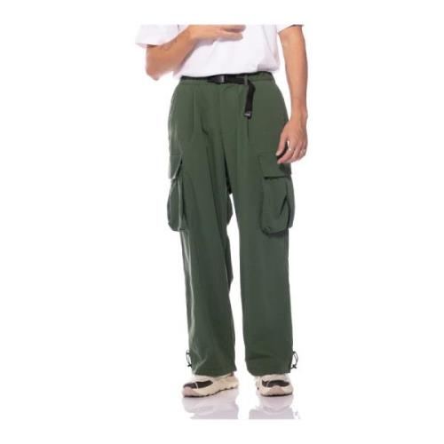 Gramicci Wide Trousers Green, Herr