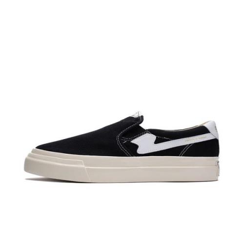 S.w.c. Stepney Workers Club Canvas Slip-On Sneakers för Kvinnor Black,...