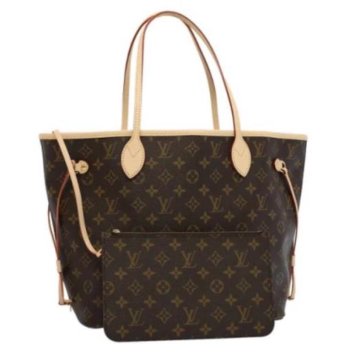 Louis Vuitton Vintage Pre-owned Canvas axelremsvskor Brown, Dam