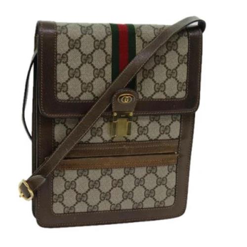 Gucci Vintage Pre-owned Laeder gucci-vskor Beige, Dam