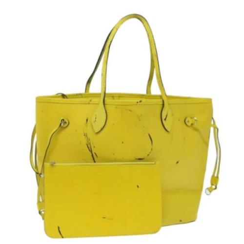 Louis Vuitton Vintage Pre-owned Laeder louis-vuitton-vskor Yellow, Dam