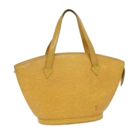 Louis Vuitton Vintage Pre-owned Laeder handvskor Yellow, Dam