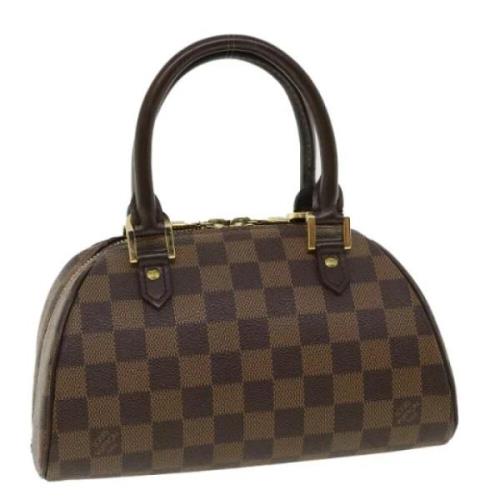 Louis Vuitton Vintage Pre-owned Canvas handvskor Brown, Dam