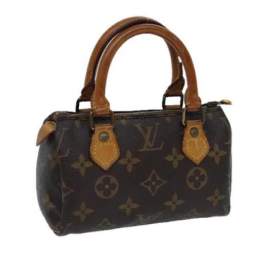 Louis Vuitton Vintage Pre-owned Canvas handvskor Brown, Dam