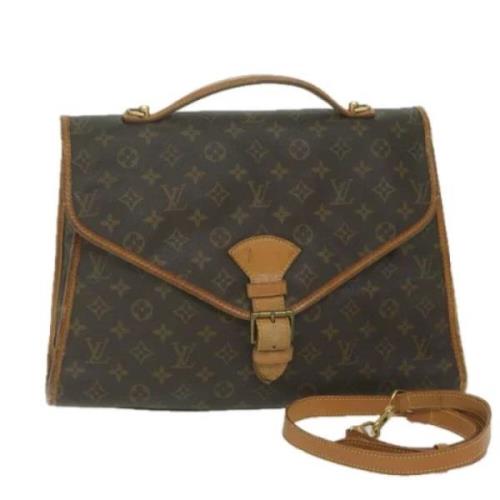 Louis Vuitton Vintage Pre-owned Canvas handvskor Brown, Dam