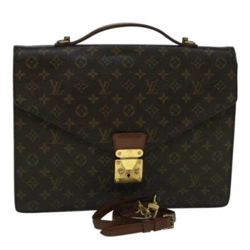 Louis Vuitton Vintage Pre-owned Canvas portfljer Brown, Dam