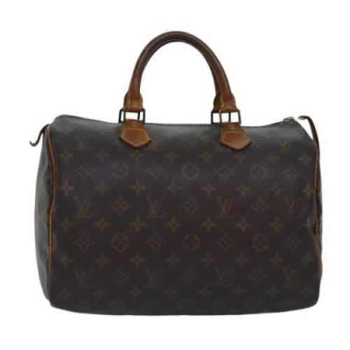 Louis Vuitton Vintage Pre-owned Canvas handvskor Brown, Dam