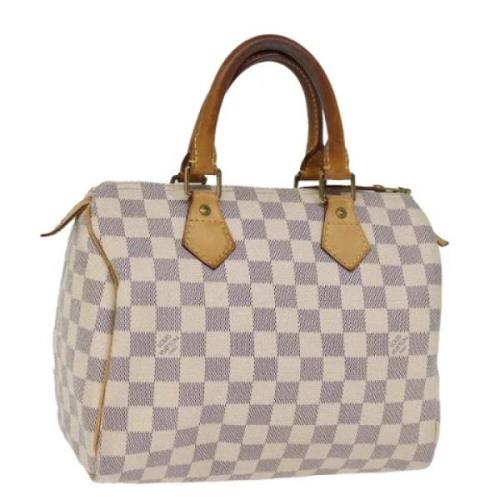 Louis Vuitton Vintage Pre-owned Canvas handvskor White, Dam