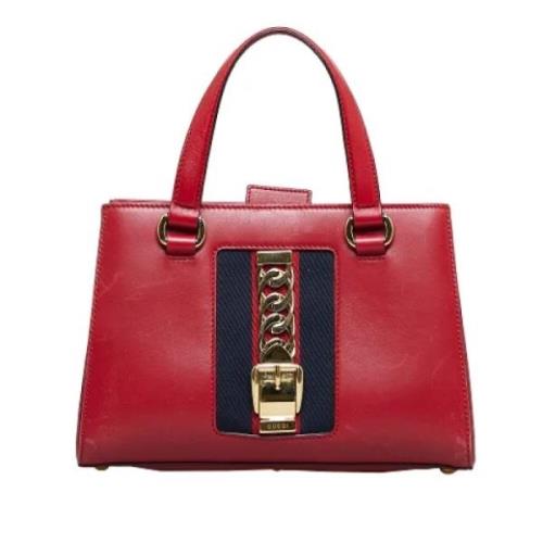 Gucci Vintage Pre-owned Laeder gucci-vskor Red, Dam