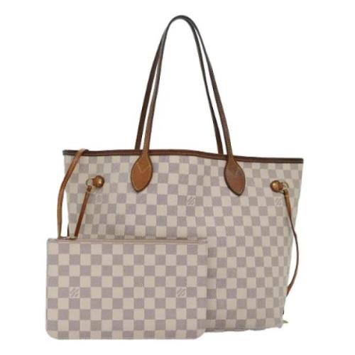 Louis Vuitton Vintage Pre-owned Canvas totevskor White, Dam