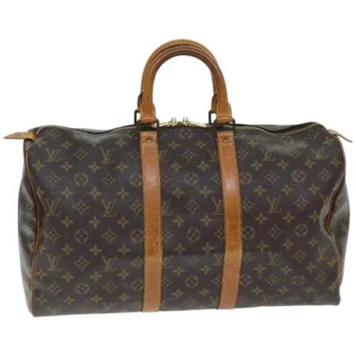 Louis Vuitton Vintage Pre-owned Canvas resvskor Brown, Dam