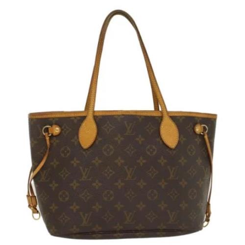 Louis Vuitton Vintage Pre-owned Canvas axelremsvskor Brown, Dam