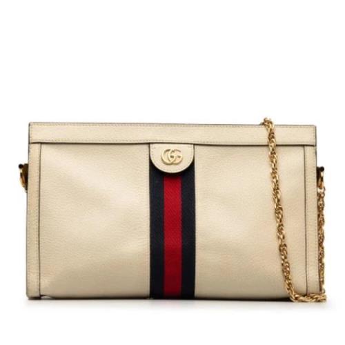 Gucci Vintage Pre-owned Laeder gucci-vskor Beige, Dam