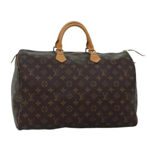 Louis Vuitton Vintage Pre-owned Canvas handvskor Brown, Dam