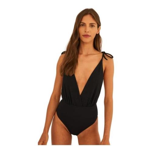 Undress Code Night In Positano Swimsuit Black Black, Dam