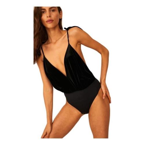 Undress Code Once in a Blue Moon Bodysuit Black Black, Dam