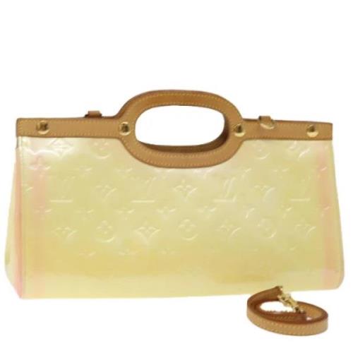 Louis Vuitton Vintage Pre-owned Laeder handvskor Beige, Dam