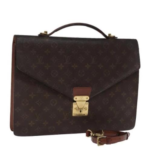 Louis Vuitton Vintage Pre-owned Canvas portfljer Brown, Dam