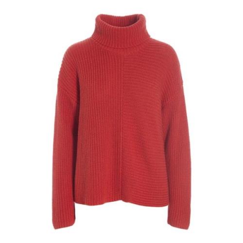 Bitte Kai Rand Gamine Knit Rullkrage Tröja Lava Red, Dam