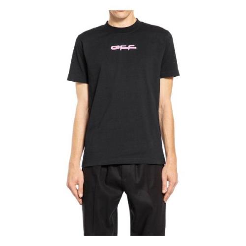 Off White Dragon Bee Slim Tee Svart Rosa Black, Herr