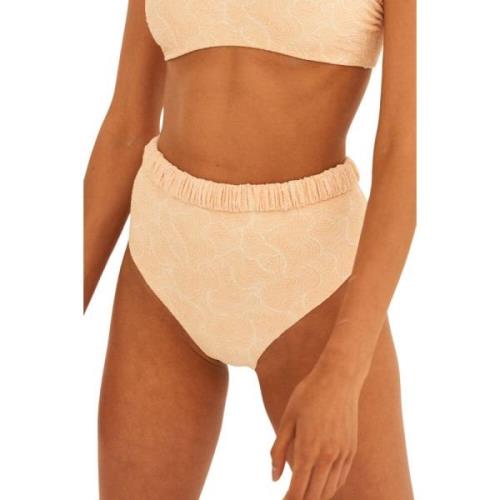 Undress Code Gul High-Waisted Bikini Underdel Yellow, Dam