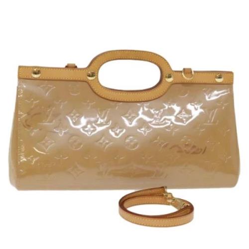 Louis Vuitton Vintage Pre-owned Laeder handvskor Beige, Dam