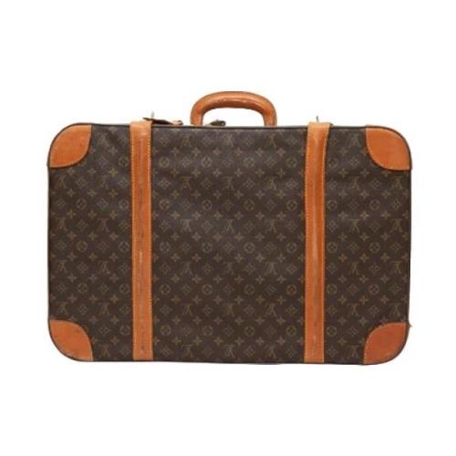 Louis Vuitton Vintage Pre-owned Laeder resvskor Brown, Dam