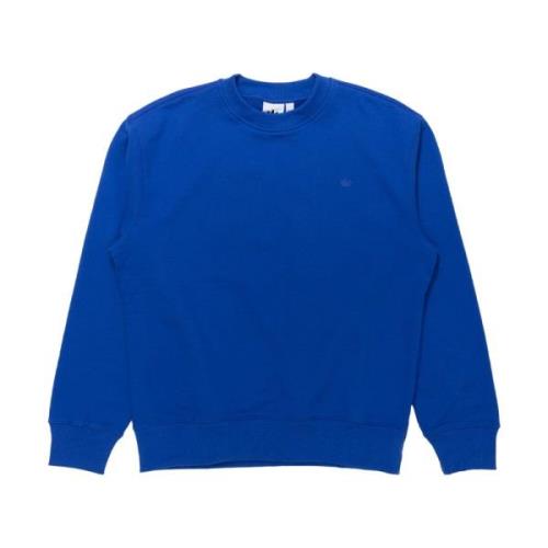 Adidas Ikonisk Crew Sweatshirt för Män Blue, Herr