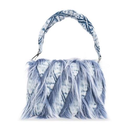 Diesel Axelväska Charm-D Blue, Dam