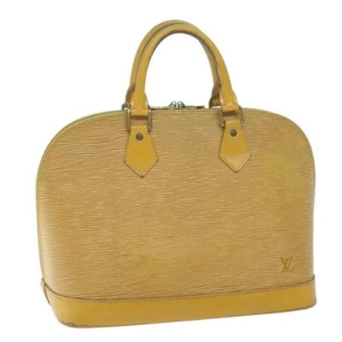 Louis Vuitton Vintage Pre-owned Laeder handvskor Yellow, Dam