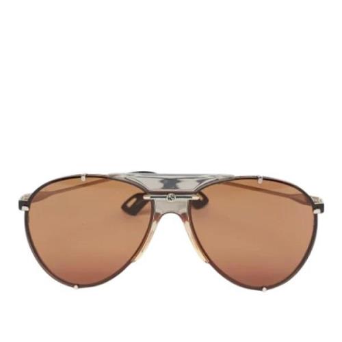 Gucci Vintage Pre-owned Acetat solglasgon Brown, Herr