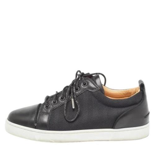 Christian Louboutin Pre-owned Pre-owned Tyg sneakers Black, Dam