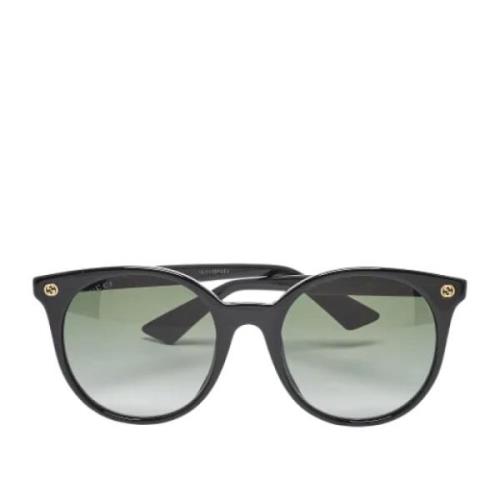 Gucci Vintage Pre-owned Acetat solglasgon Black, Dam