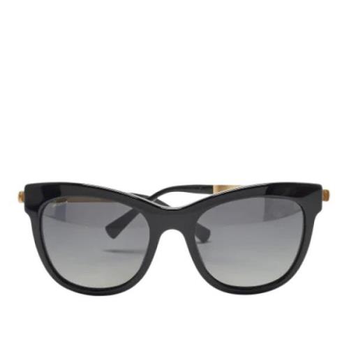 Armani Pre-owned Pre-owned Acetat solglasgon Black, Dam