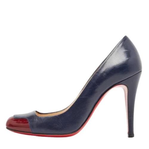 Christian Louboutin Pre-owned Pre-owned Laeder klackskor Blue, Dam