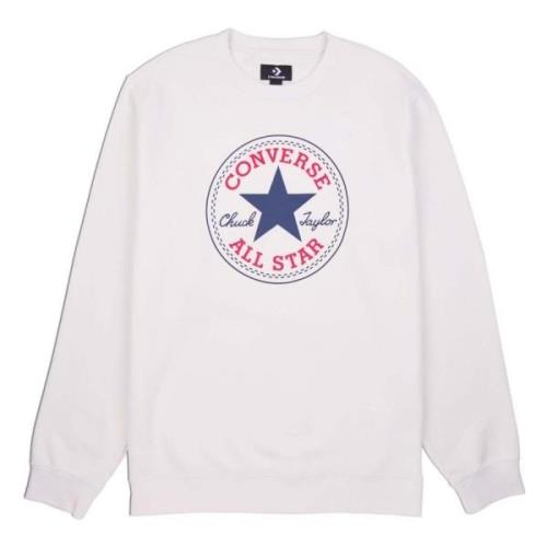 Converse Center Front Stor Chuck Patch Core Hoodie Beige, Herr