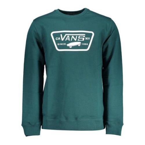 Vans Grön Bomullströja med Logotryck Green, Dam