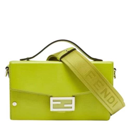 Fendi Vintage Pre-owned Laeder fendi-vskor Green, Dam