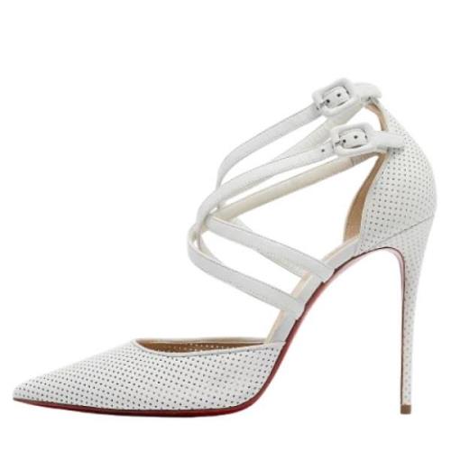 Christian Louboutin Pre-owned Pre-owned Laeder klackskor White, Dam