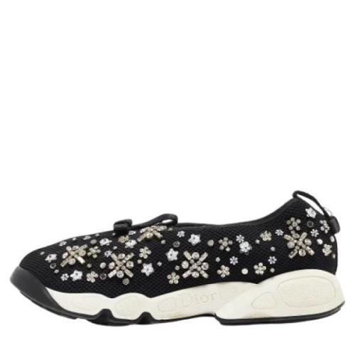 Dior Vintage Pre-owned Mesh sneakers Black, Dam